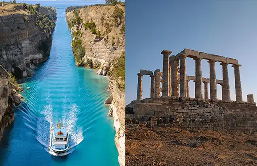 Αρχαία Κόρινθος και Διώρυγα Κορίνθου Εκδρομές Τολό