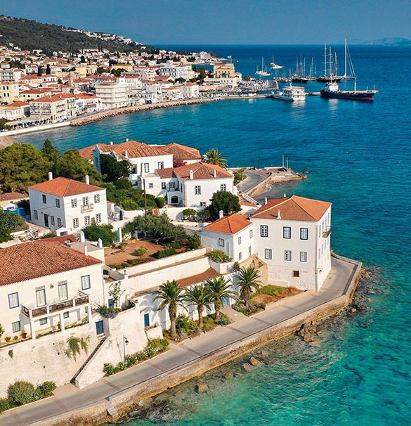 Spetses Island from Tolo